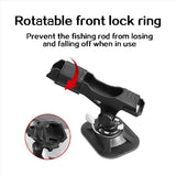 2X Boat Kayak Fishing Rod Holder Accessories Small Boat Raft Fishing Tool Pvc Sup Board Rod Holder V1370-AZ4-19704