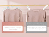 Clothes Hanger 14 Pack, Sweater Hangers No Shoulder Bump, 16.5 inch Wide Heavy Duty Coat Hangers for V1258-DP02-WO-186