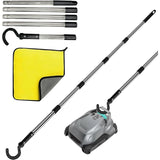 Hook Robot Pool with Stainless Steel Telescopic Handle Net, 5 Sections with 1 Towel Brush and Robot V1237-MS-626-179