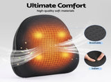 Livemor Back Massager with Heat, Cordless Electric Neck & Shoulder Massager Pillow, 3-Speed Deep BACK-MASSAGER-TRI-BK