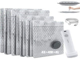 Cordless Vacuum Travel Bag Set, Cordless Vacuum Bag Travel Set, USB Rechargeable Cordless Handheld V1366-AZ2-W-10928