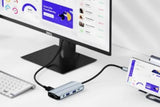8-in-1 Docking Station Type-C to HDMI Multi-Display USB-C Hub PD 100W V1263-JX-6337