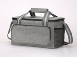 15L Oxford Thermal Lunch Bag, Portable Leakproof PEVA Liner Tote Bag, Waterproof Outdoor Picnic V1188-MS-815-015
