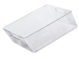 Book Storage Container Transparent Versatile Book Storage Organizer Container Bin with Handle for V1294-YM0901-3117240014811