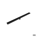 900mm Tile Insert Bathroom Shower Black Grate Drain w/Centre outlet Floor Waste V63-832881