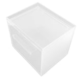 Face Towel Storage Box Bin Container Acrylic Facial Towels Holder with Drawer for Vanity Bathroom V1294-YM0901-3117250003511