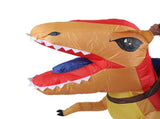 Inflatable Dinosaur Costume Adult Riding Suit Air Blow Up Cartoon Outfit for Holiday Party Cosplay V1294-YM0901-3115240011311