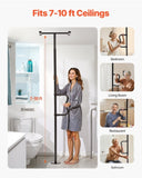 VEVOR Floor-to-Ceiling Transfer Pole 136kg Capacity for 2.14-3.05m Ceiling Black V952-LDSAQFSHS710U66BRV0