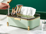 Multifunctional Tissue Box Household Desktop Storage Box Tissue Holder Box for Living Room Office V1294-YM0716-3117220178213