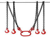 Chain Sling 5/16" X 10' Engine Lift Chain G80 Alloy Steel Engine Chain Hoist Lifts 3 Ton with 4 Leg V952-3MSGLT00000000001V0