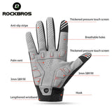 MTB Gloves Large for Mountain Road Bike Breathable Winter Autumn Spring Cycling Camping Running V382-SBRGLOVESRB-2