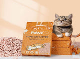 PaWz 2.5kg Tofu Cat Litter Clumping Peach x12 PT1196-PEACH-12PCS