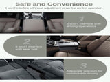 Premium Leather Car Seat Gap Filler Organizer , Clever Gifts for Car SUV Truck V1107-800-15724-BEG-2PCS