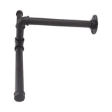 Wall Mount Clothes Rack Floating Iron Pipe Coat Hat Rack Multifunctional Clothing Hanger Black V1294-YM0703-3117230065911