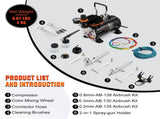 Airbrush Kit Dual-action Airbrush Compressor Art Nail Tattoo Makeup Model V952-JCBTZAGY34P9CVWMMV3