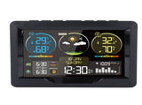 Wireless Weather Clock Professional Color Screen Digital Weather Thermometer for Indoor Outdoor V1294-YM0901-3111240135711