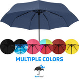 Compact Travel Umbrella Windproof Folding Umbrella,Auto Open & Close,8-Rib Frame V1192-AZ-W-31989