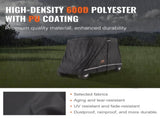 4 Passenger Golf Cart Cover, 600D Polyester Full Cover, Universal Fits for Most Brand Club Car V952-QFBSGEFCZGMD5CKQGV0