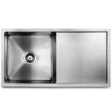 Cefito Kitchen Sink 87X45CM Stainless Steel Basin Single Bowl Silver SINK-8745-R010