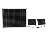 Solar Panel Powered Fan Portable Outdoor Multifunctional Solar Air Circulation Fan Kit 20W12V V1294-YM0901-3114240057311
