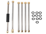 90 Inch Pressure Washer Extension Wand Power Washer Lance with 1/4 Inch Quick Connect for Roof V1294-YM0901-3111240006011
