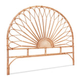 Artiss Bed Headboard Queen Bedhead Rattan - MARI Pine BED-HEAD-C-MARI-Q-WD