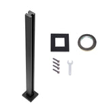 Glass Clamp, 41.34" Height Glass Railing Bracket for 0.39 "-0.47 " Thickness Tempered Glass, 304 V952-BLLGZHS105CM0PM4VV0