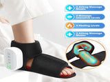 Air Compression Heated Foot Massager, Sole & Ankle Dual Zone Kneading with 4 Intensities, 4 Temp and V888-ELOSUNG55104-1