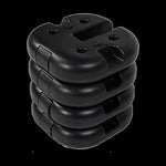 4pcs Outdoor Canopy Tent Leg Weights Anchor Stand Heavy Duty Gazebo Discs Base V63-836371