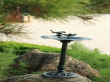 Lotus bird bath Dark Green V231-CR-802-DARK-GREEN