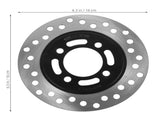 Replacement Iron Brake Disc for Go Kart Braking Systems, Silver Finish, 1 Set Durable and Reliable V1192-AZ-W-28317