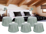 6Pcs Modern Wall Light Lampshade Cloth Fabric Lamp Cover Accessory for Chandeliers Green V1294-YM0901-3119200093211