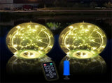 Solar-Powered Inflatable Floating Globe Lights 2-Pack with Remote, Waterproof LED Sphere Decor for V1341-ZY-9T2ZU3ET-2PCSWARMLIGHT