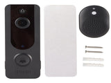 720P Smart WiFi Video Doorbell 5200mAh Night Vision 2 Way Talk Motion Detection Wireless Doorbell V1294-YM0901-3114230139911