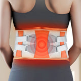 Blue Wireless Waist Massager Y9-A Heating Support Red Light Rechargeable, Portable Back Massage V1192-AZ-W-26708