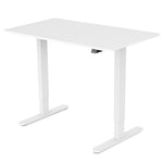 Fortia Sit To Stand Up Standing Desk, 120x60cm, 72-118cm Electric Height Adjustable, 70kg Rated, V219-ADKSSTFOWTWT2SA