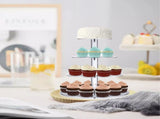 Cupcake Stand Multi Round Tiers Transparent Acrylic High Stability Cupcake Tower for Display Serving V1294-YM0521-3118220330412