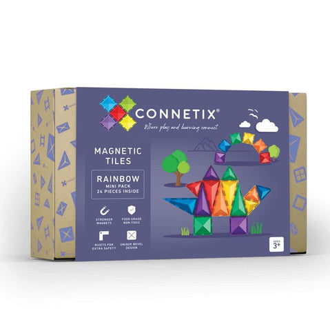 Connetix Tiles Rainbow Mini Pack 24 pc DTK-CON-24