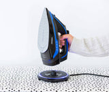 Cordless Steam Iron w/ Ceramic Soleplate, 360 degree Charging Base, Self-Cleaning V196-CSI232