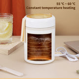 USB Heating Lunch Box, Stainless Steel Insulated Food Jar, Portable Thermal Lunch Box, Constant V1366-AZ2-W-26434