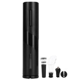 4-In-1 USB Electric Wine Opener Set Corkscrew Foil Cutter Pourer Vacuum Stopper Kit V1263-JX-7737