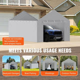 Carport Replacement Canopy Cover Side Wall 6 x 3.6 m, Garage Tent Shelter Tarp Heavy-Duty Waterproof V952-CKPB12X20FTHJ9ULEV0