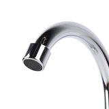 Wall Mount Kitchen Stainless Steel Smooth Surface 2 Handles Faucet Kitchen Faucet for Home V1294-YM0901-3118230146311