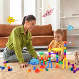 VEVOR Marble Run Set 150 PCS Building STEM Toy Educational Blocks Gift for Kids V952-DZYXTZBTMCSS631AOV0