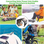 CHOETECH SC005 22W Portable Waterproof Foldable Solar Panel Charger V28-ELECHOSC005