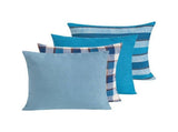 Farmhouse Buffalo Check Plaid Stripe Throw Pillow Covers Square Cushion Case Polyester Linen Home V1366-AZ2-W-19875