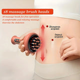 Smart Lymphatic and Back Massager, featuring deep tissue massage and portable design. Powered by USB V1232-LBAMQ001