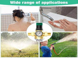 Home Plumbing Use Water Pressure Regulator, 34-Inch with Gauge and Mesh Filter, English Manual V1366-AZ2-W-21892