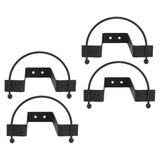 Cowboy Hat Rack Rustic Carbon Steel Space Saving Wall Mount Cowboy Hat Hanger for Home V1294-YM0901-3116250004811