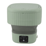 Portable Washing Machine 9L 10W Foldable Bucket Washer Low Noise Mini Washer 100240V for Underwear V1294-YM0901-3113230354513